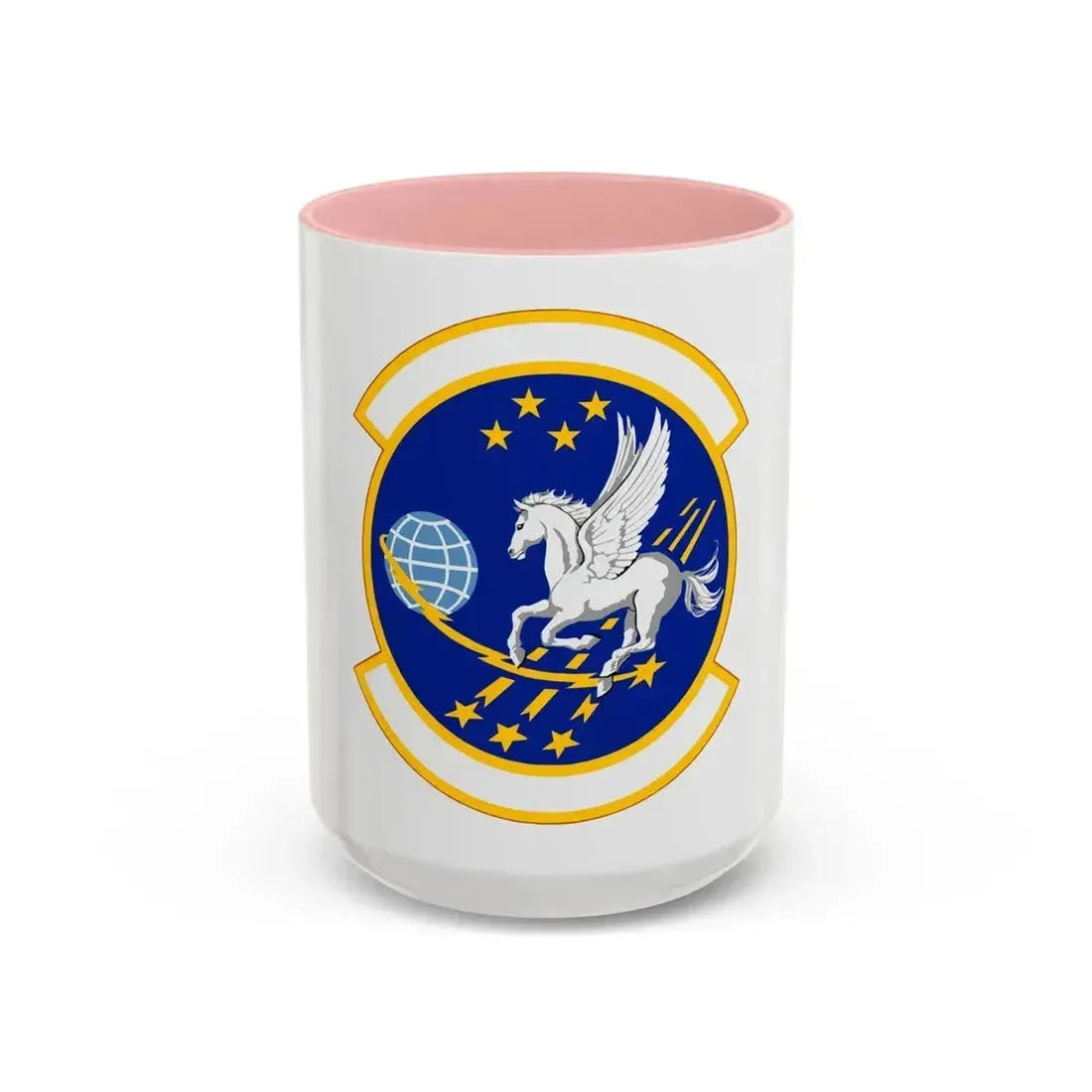 97 Intelligence Squadron ACC (U.S. Air Force) Accent Coffee Mug 15oz Pink - Go Mug Yourself