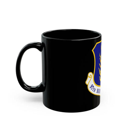 97 Maintenance Group AETC (U.S. Air Force) Black Coffee Mug-Go Mug Yourself