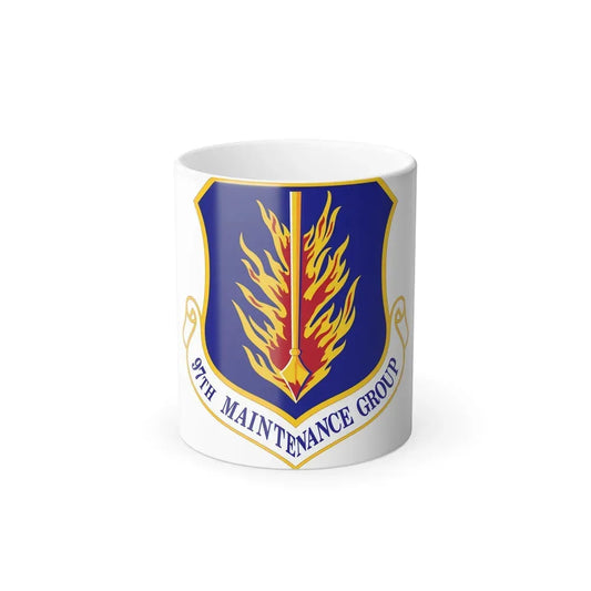97 Maintenance Group AETC (U.S. Air Force) Color Changing Coffee Mug 11oz - Go Mug Yourself