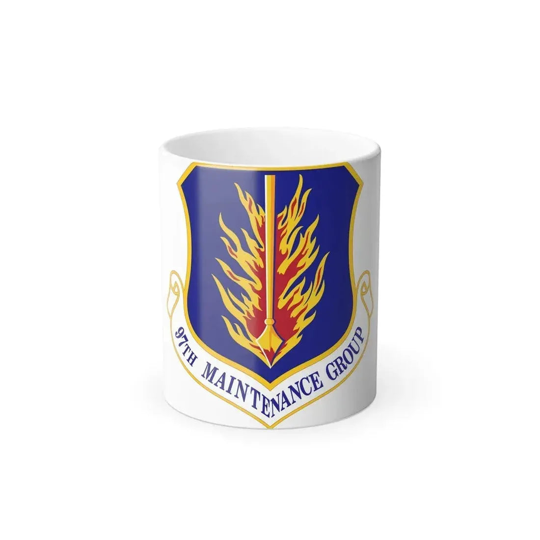 97 Maintenance Group AETC (U.S. Air Force) Color Changing Coffee Mug 11oz - Go Mug Yourself