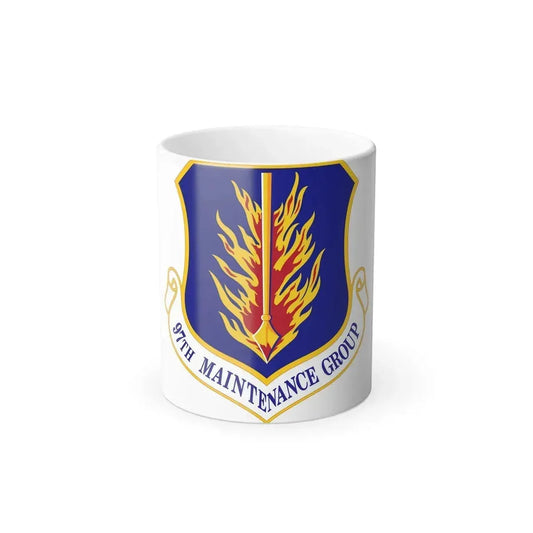 97 Maintenance Group AETC (U.S. Air Force) Color Changing Coffee Mug 11oz - Go Mug Yourself