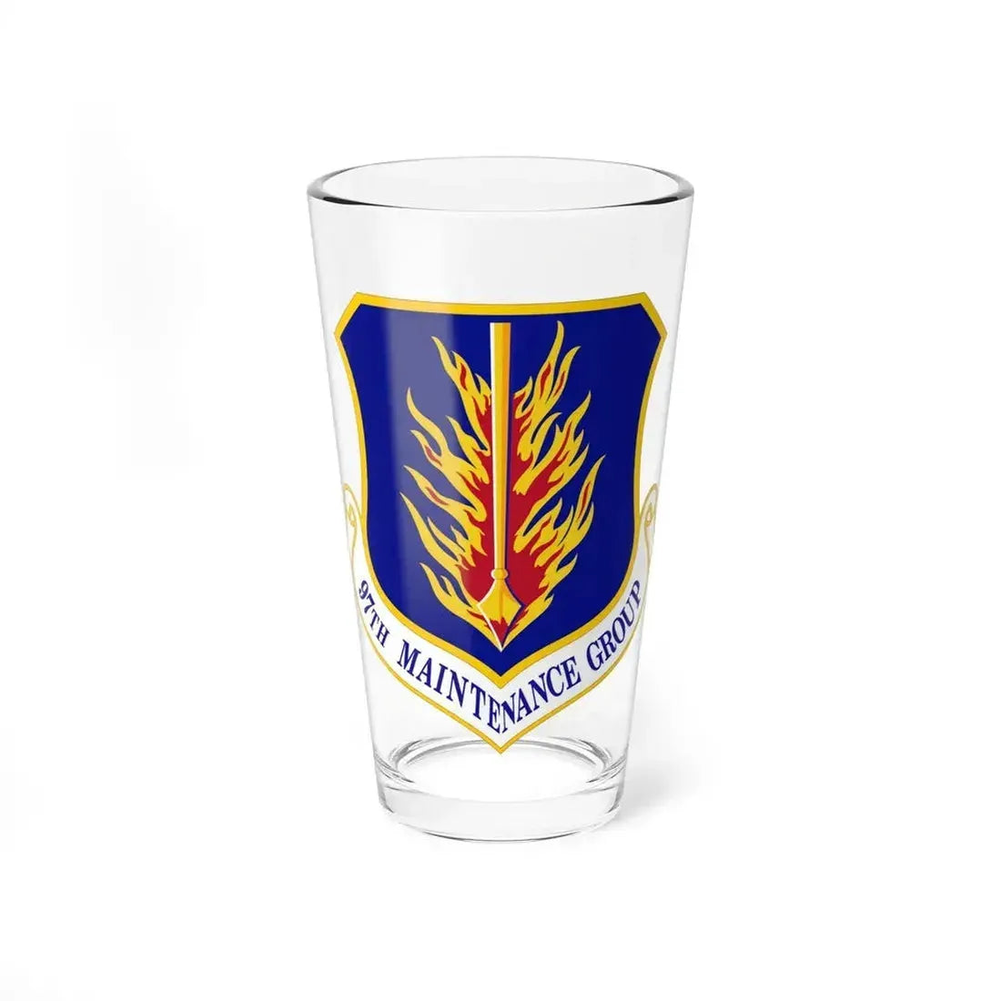 97 Maintenance Group AETC (U.S. Air Force) Pint Glass 16oz 16oz - Go Mug Yourself