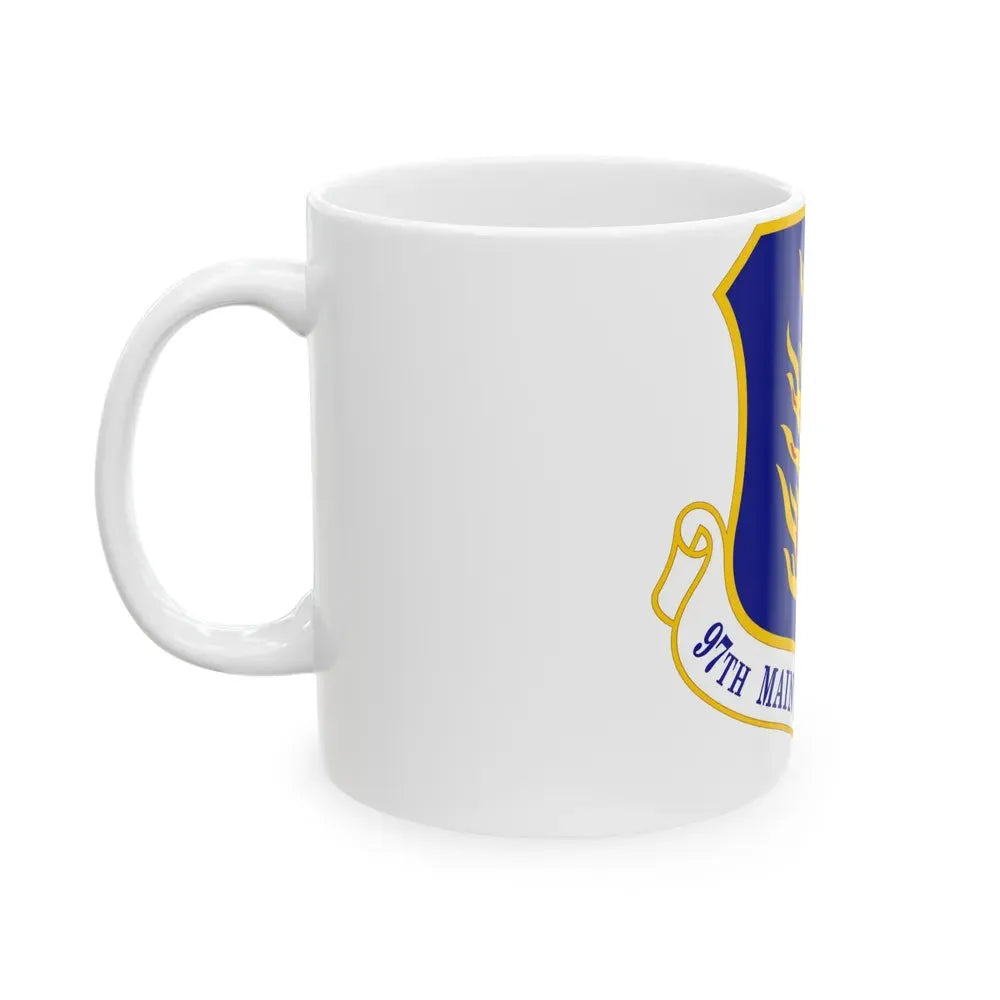 97 Maintenance Group AETC (U.S. Air Force) White Coffee Mug - Go Mug Yourself