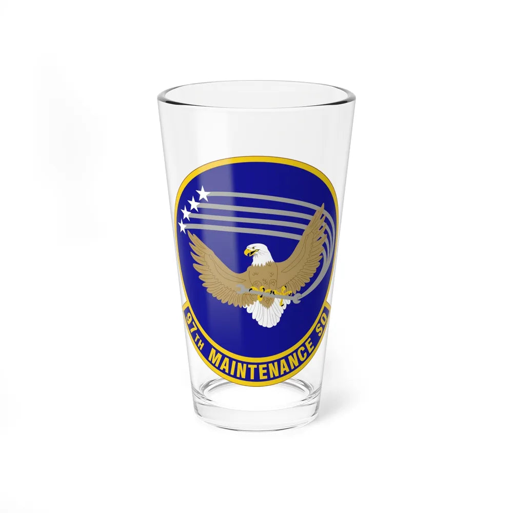 97 Maintenance Squadron AETC (U.S. Air Force) Pint Glass 16oz-16oz-Go Mug Yourself