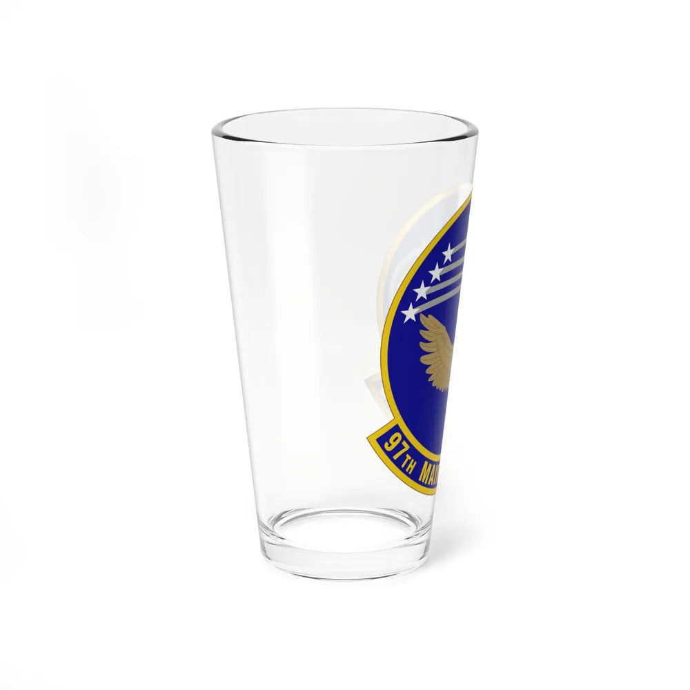 97 Maintenance Squadron AETC (U.S. Air Force) Pint Glass 16oz-Go Mug Yourself