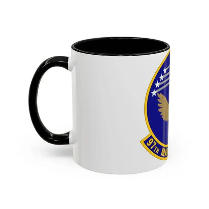 97 Maintenance Squadron AETC (U.S. Air Force) Accent Coffee Mug - Go Mug Yourself