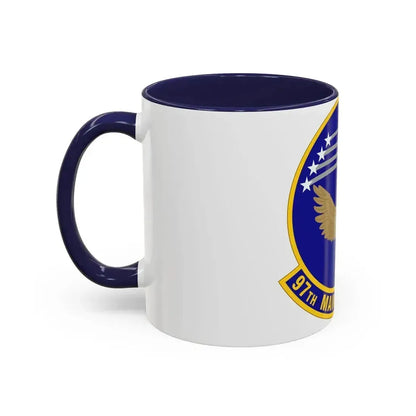 97 Maintenance Squadron AETC (U.S. Air Force) Accent Coffee Mug - Go Mug Yourself