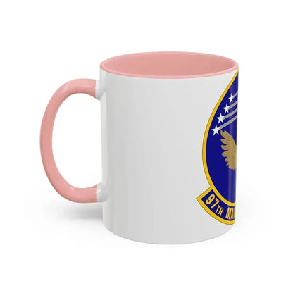 97 Maintenance Squadron AETC (U.S. Air Force) Accent Coffee Mug - Go Mug Yourself
