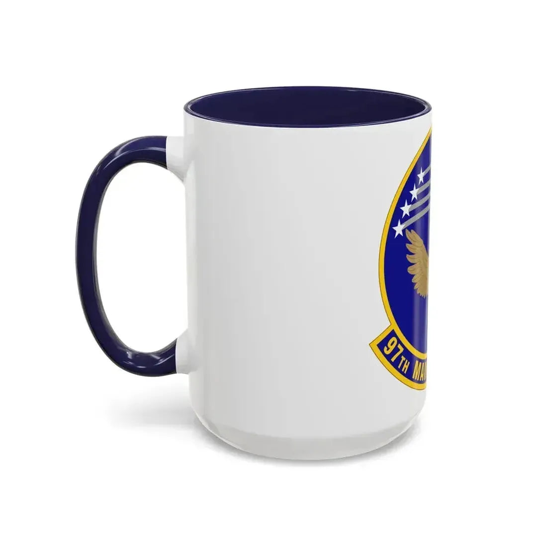 97 Maintenance Squadron AETC (U.S. Air Force) Accent Coffee Mug - Go Mug Yourself
