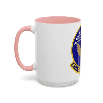 97 Maintenance Squadron AETC (U.S. Air Force) Accent Coffee Mug - Go Mug Yourself