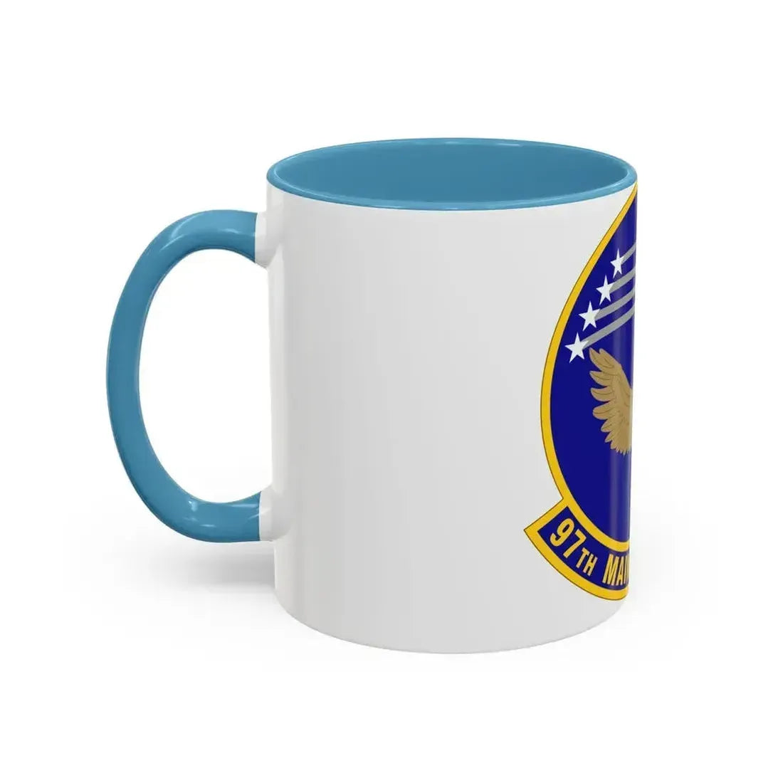 97 Maintenance Squadron AETC (U.S. Air Force) Accent Coffee Mug - Go Mug Yourself