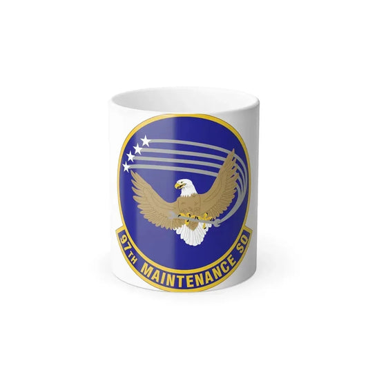 97 Maintenance Squadron AETC (U.S. Air Force) Color Changing Coffee Mug 11oz - Go Mug Yourself