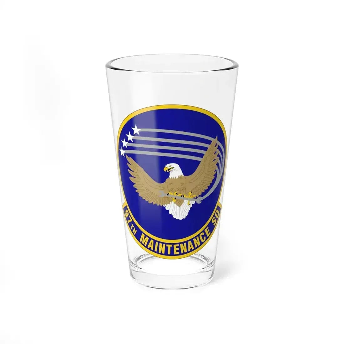 97 Maintenance Squadron AETC (U.S. Air Force) Pint Glass 16oz 16oz - Go Mug Yourself