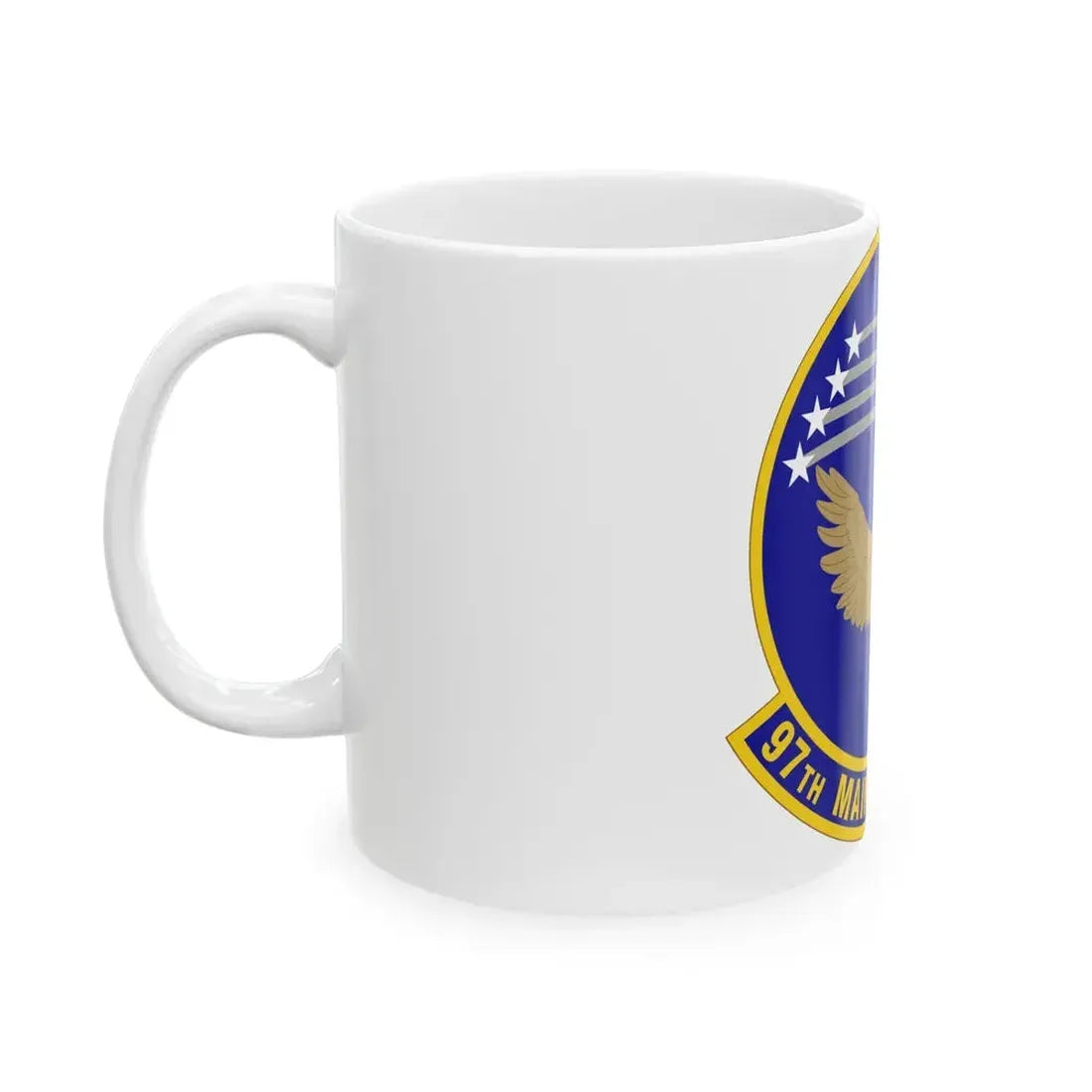 97 Maintenance Squadron AETC (U.S. Air Force) White Coffee Mug - Go Mug Yourself