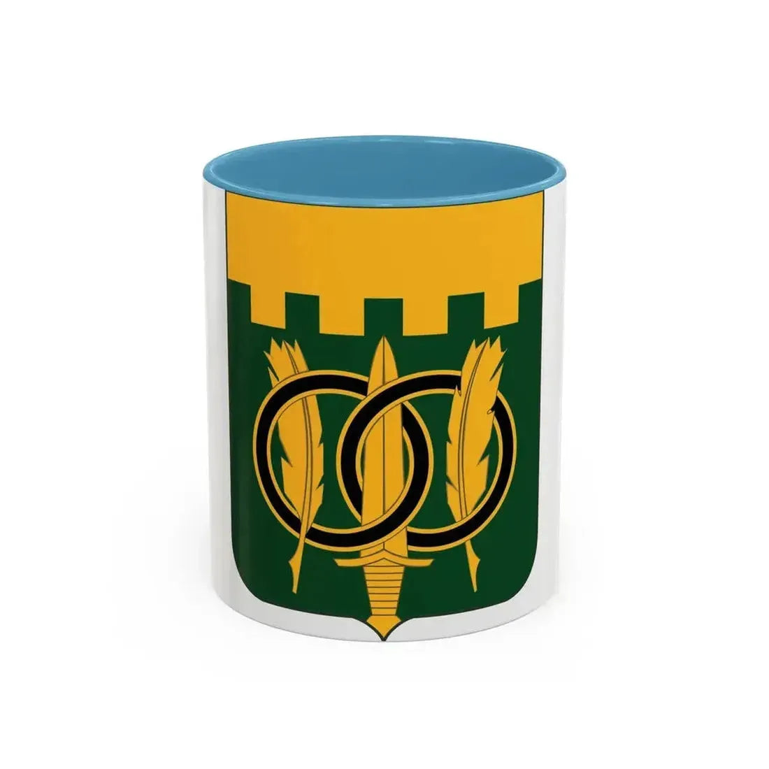 97 Military Police Battalion 2 (U.S. Army) Accent Coffee Mug 11oz Light Blue - Go Mug Yourself