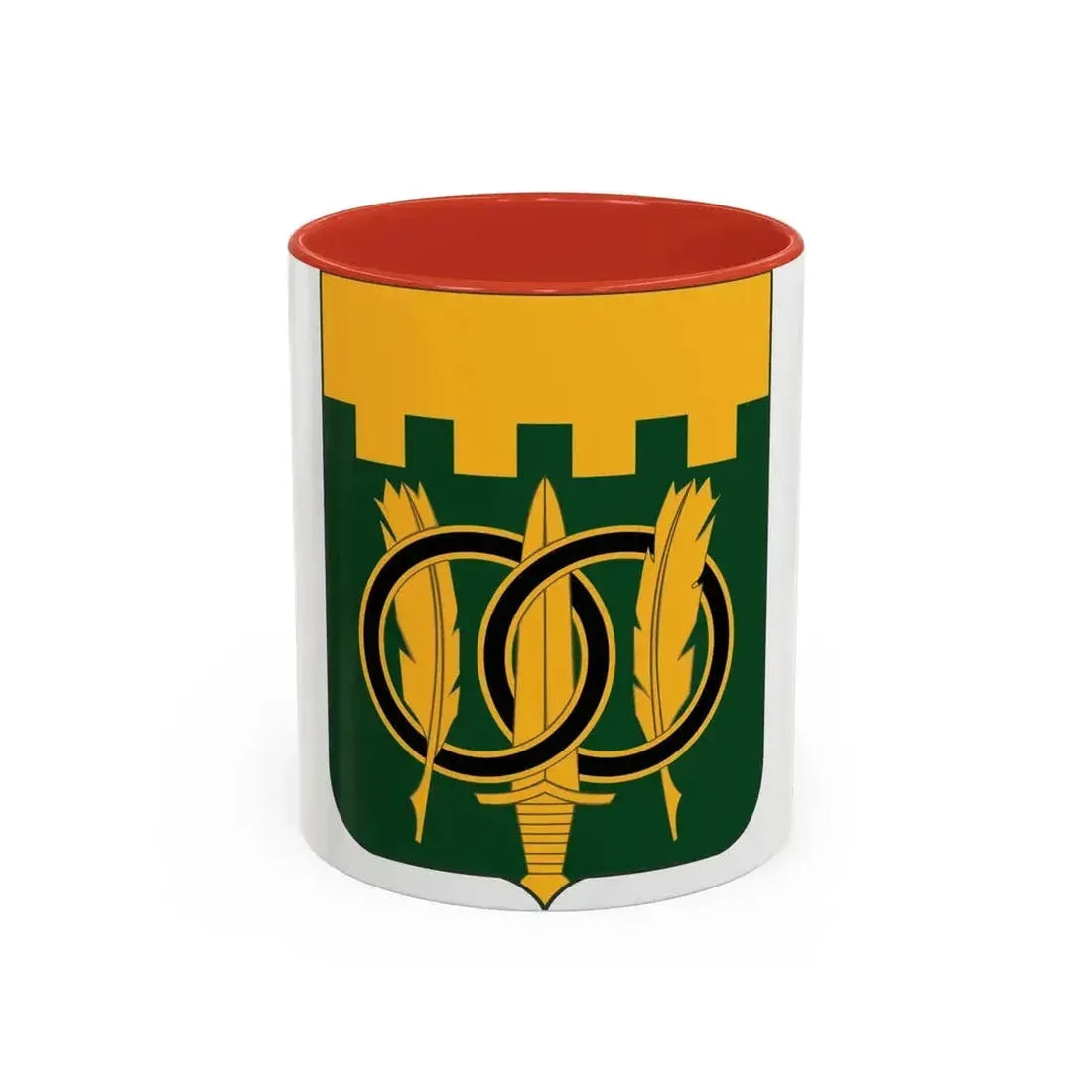 97 Military Police Battalion 2 (U.S. Army) Accent Coffee Mug 11oz Red - Go Mug Yourself