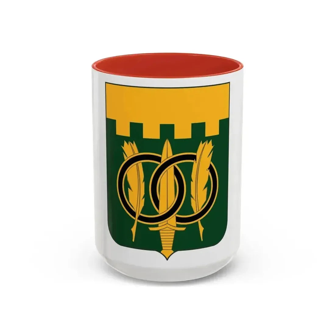 97 Military Police Battalion 2 (U.S. Army) Accent Coffee Mug 15oz Red - Go Mug Yourself