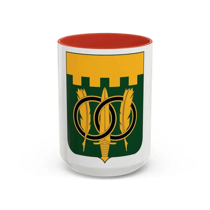 97 Military Police Battalion 2 (U.S. Army) Accent Coffee Mug 15oz Red - Go Mug Yourself