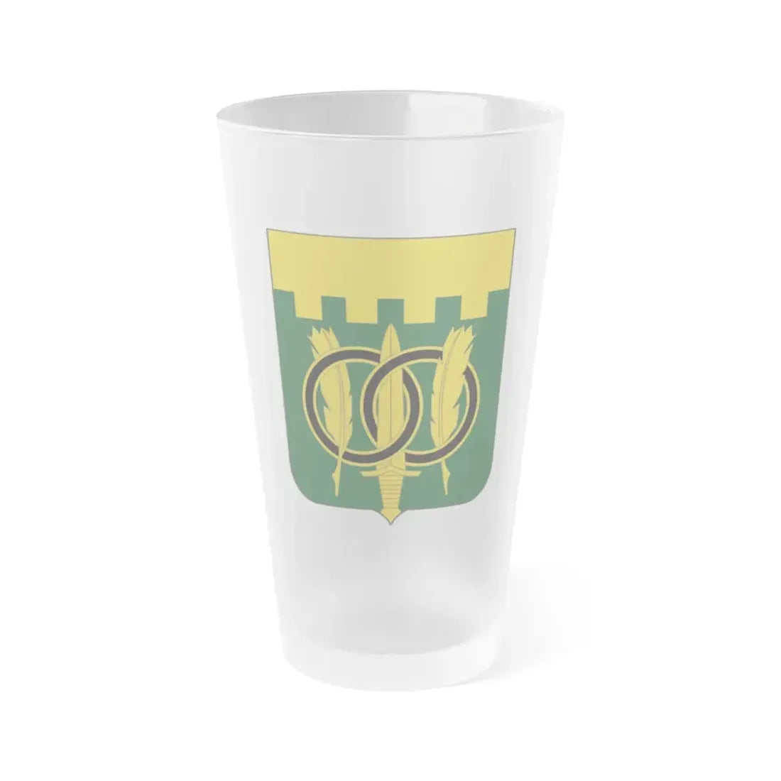 97 Military Police Battalion 2 (U.S. Army) Frosted Pint Glass 16oz Default Title - Go Mug Yourself