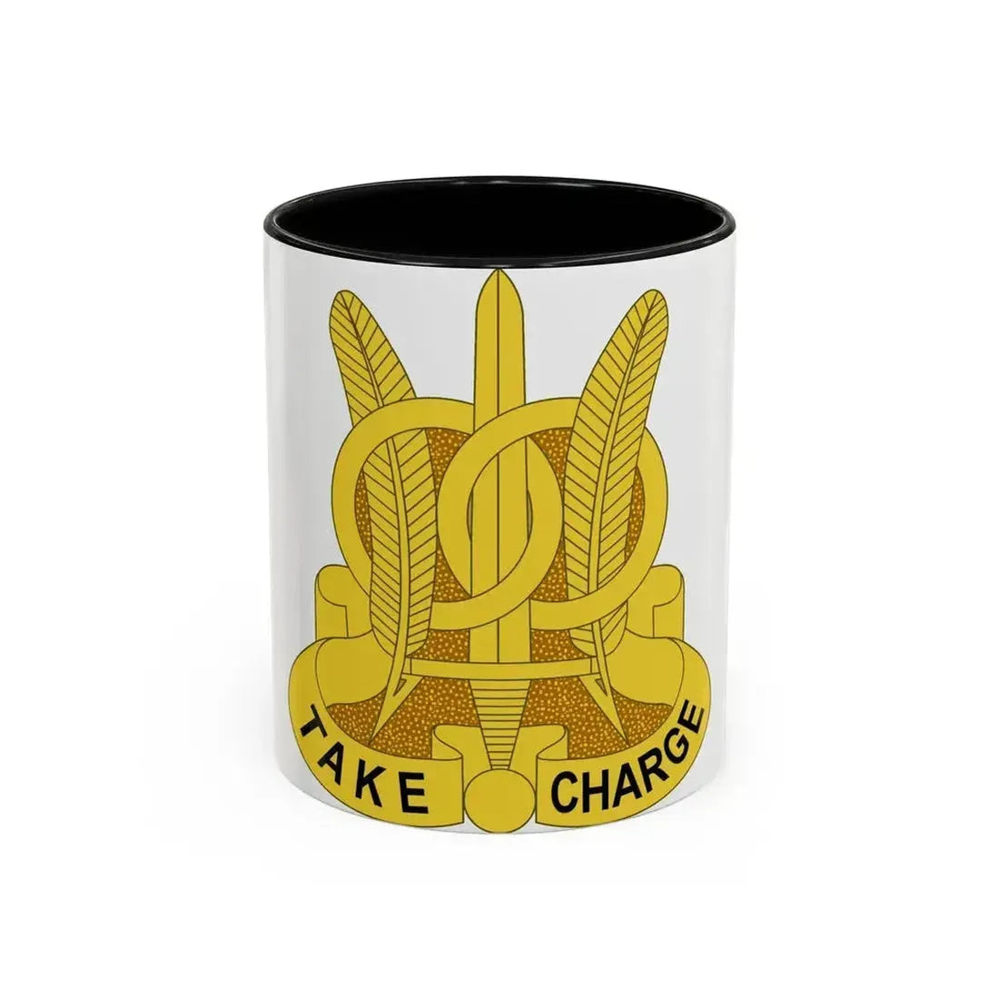 97 Military Police Battalion (U.S. Army) Accent Coffee Mug 11oz Black - Go Mug Yourself