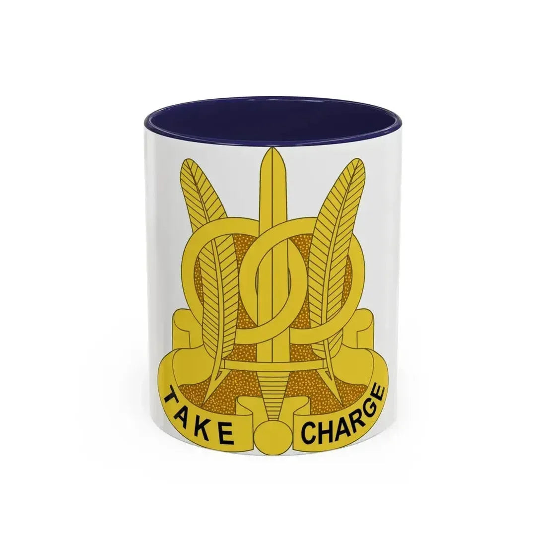 97 Military Police Battalion (U.S. Army) Accent Coffee Mug 11oz Navy - Go Mug Yourself