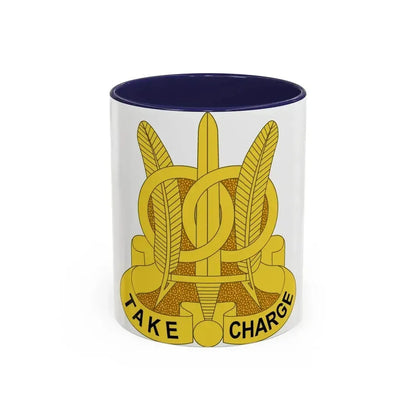 97 Military Police Battalion (U.S. Army) Accent Coffee Mug 11oz Navy - Go Mug Yourself