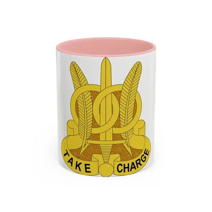 97 Military Police Battalion (U.S. Army) Accent Coffee Mug 11oz Pink - Go Mug Yourself