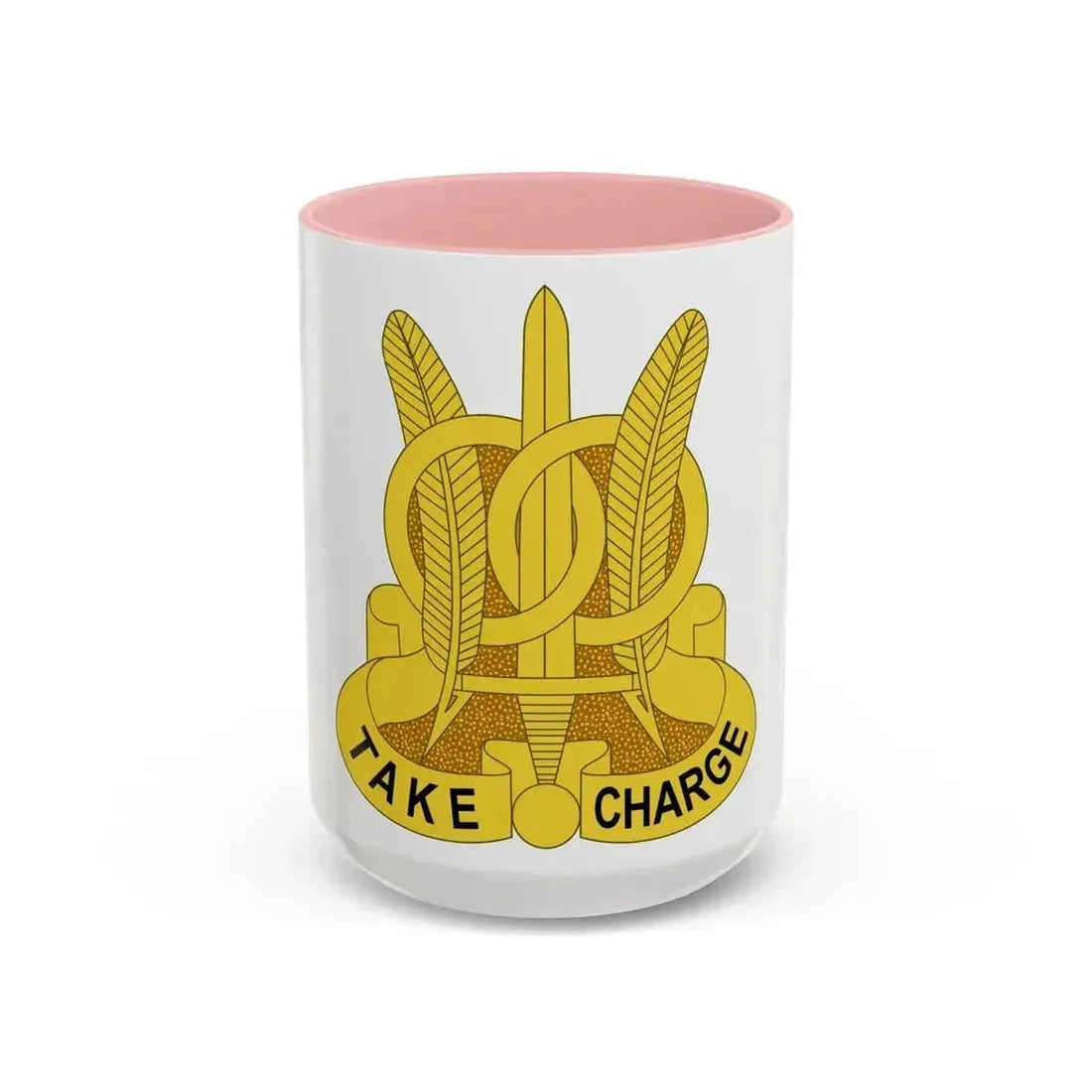 97 Military Police Battalion (U.S. Army) Accent Coffee Mug 15oz Pink - Go Mug Yourself