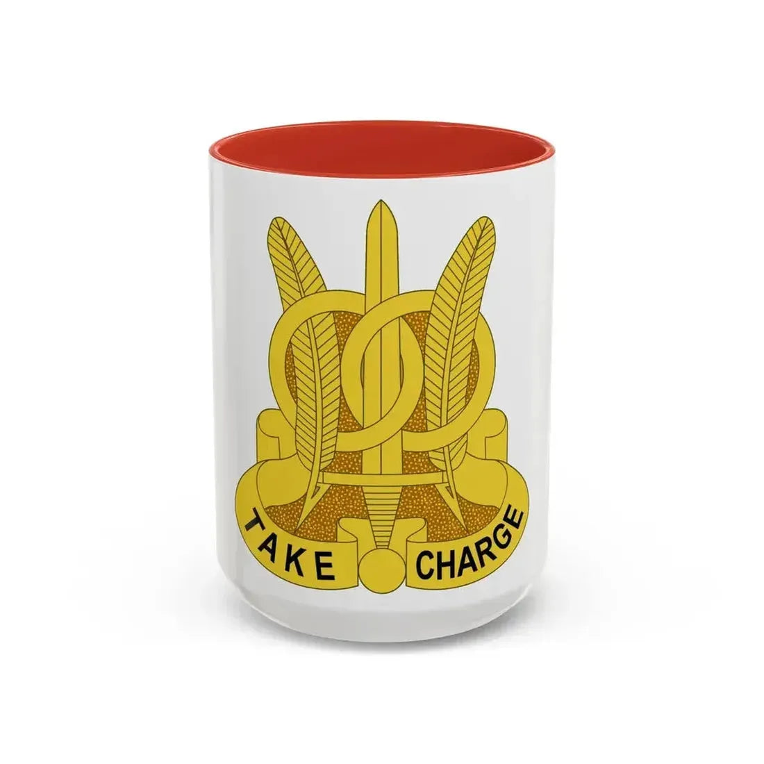 97 Military Police Battalion (U.S. Army) Accent Coffee Mug 15oz Red - Go Mug Yourself