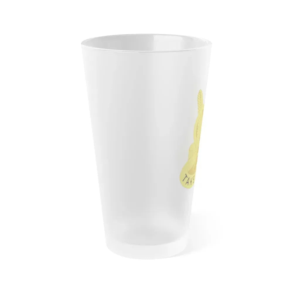97 Military Police Battalion (U.S. Army) Frosted Pint Glass 16oz - Go Mug Yourself