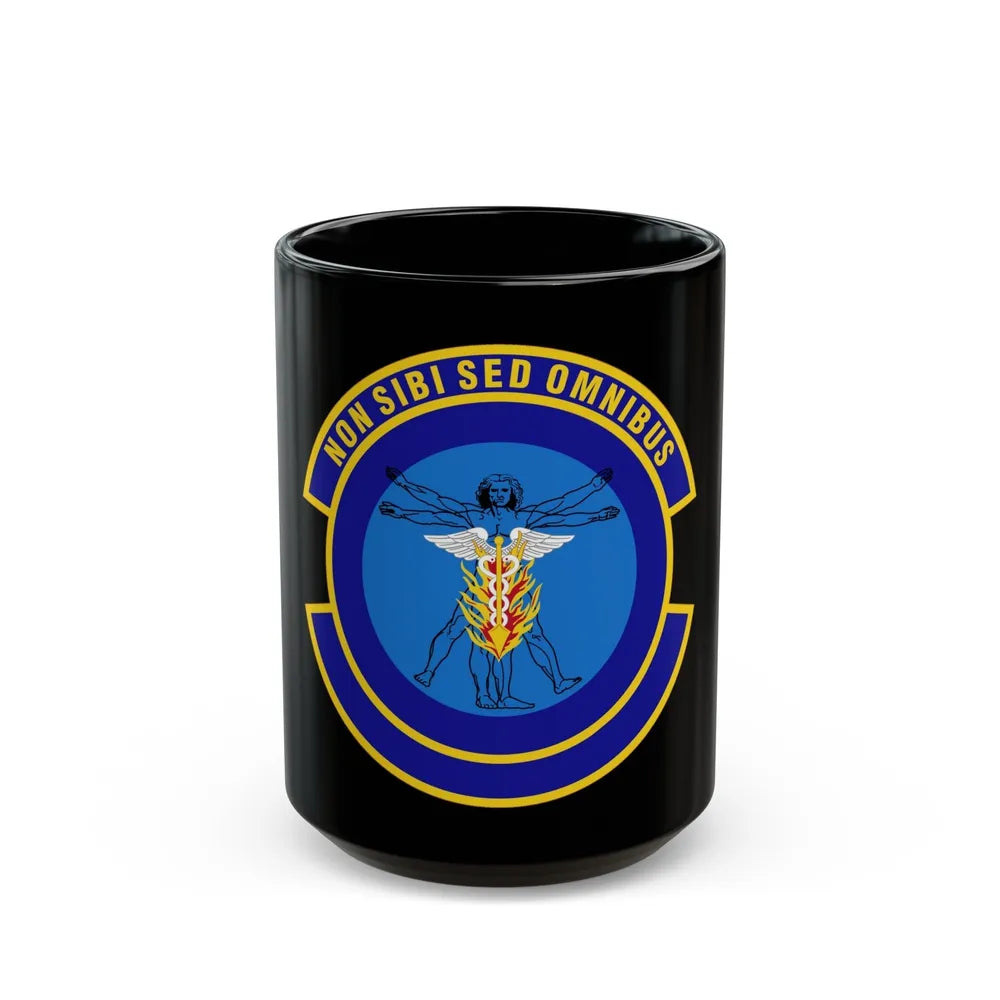 97 Operational Medical Readiness Squadron AETC (U.S. Air Force) Black Coffee Mug-15oz-Go Mug Yourself