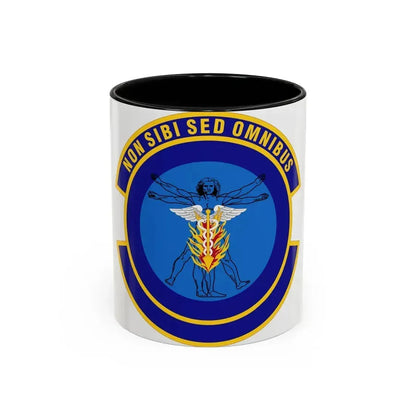 97 Operational Medical Readiness Squadron AETC (U.S. Air Force) Accent Coffee Mug 11oz Black - Go Mug Yourself