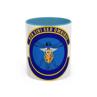 97 Operational Medical Readiness Squadron AETC (U.S. Air Force) Accent Coffee Mug 11oz Light Blue - Go Mug Yourself