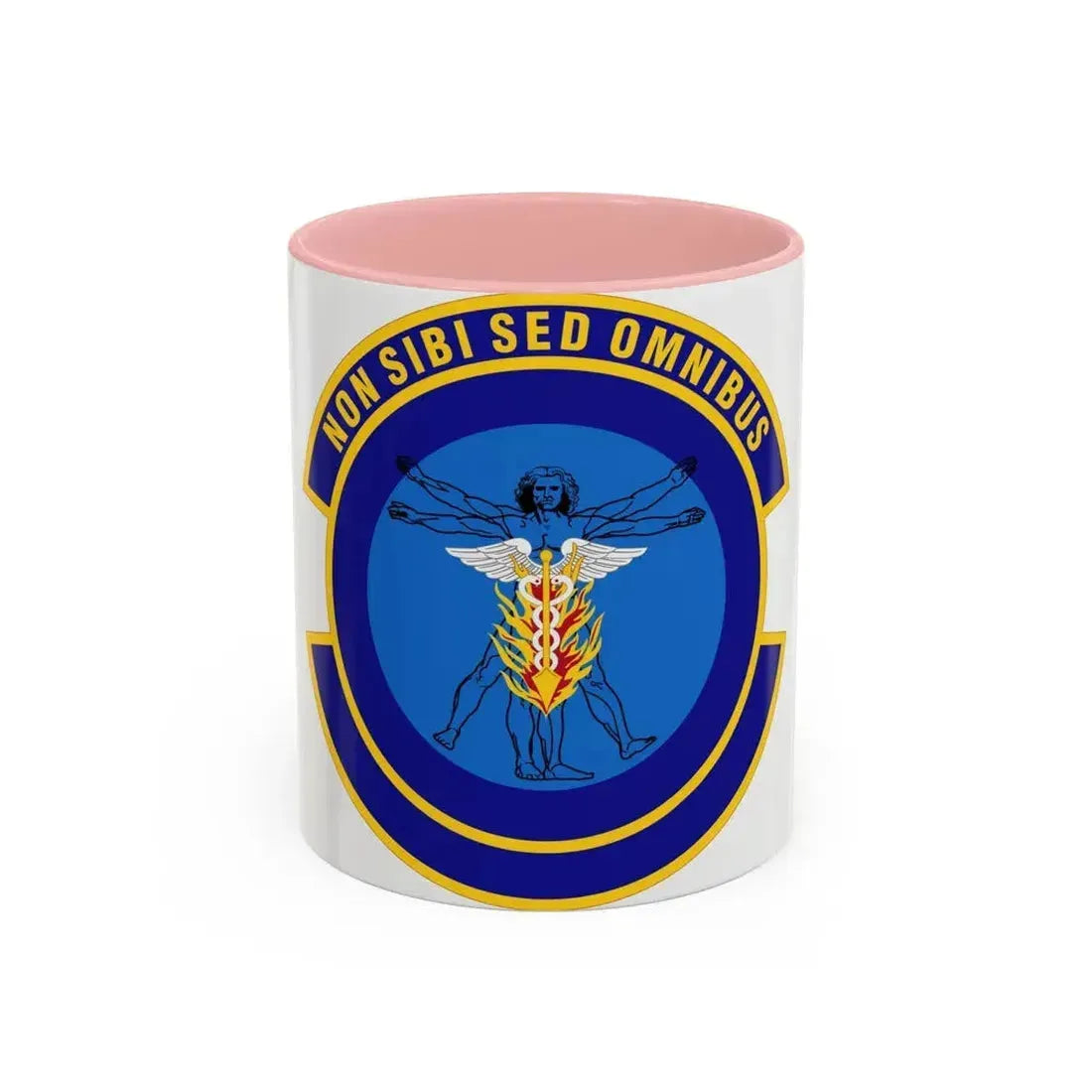 97 Operational Medical Readiness Squadron AETC (U.S. Air Force) Accent Coffee Mug 11oz Pink - Go Mug Yourself