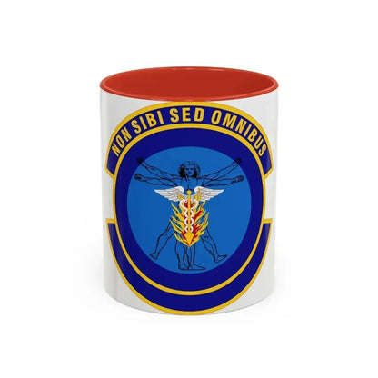 97 Operational Medical Readiness Squadron AETC (U.S. Air Force) Accent Coffee Mug 11oz Red - Go Mug Yourself