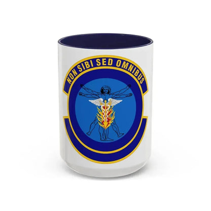 97 Operational Medical Readiness Squadron AETC (U.S. Air Force) Accent Coffee Mug 15oz Navy - Go Mug Yourself