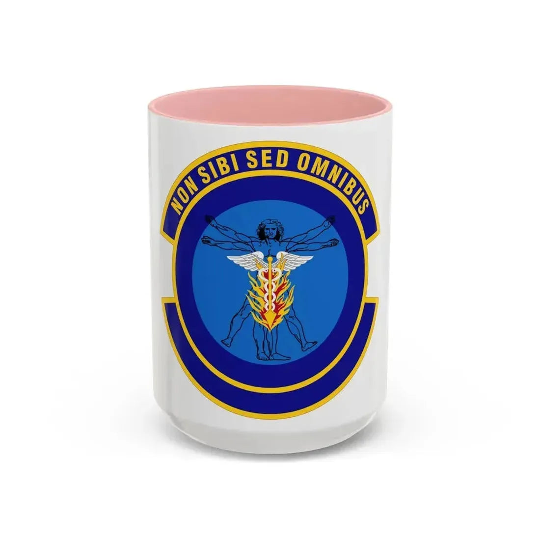 97 Operational Medical Readiness Squadron AETC (U.S. Air Force) Accent Coffee Mug 15oz Pink - Go Mug Yourself