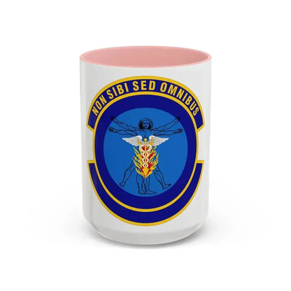 97 Operational Medical Readiness Squadron AETC (U.S. Air Force) Accent Coffee Mug 15oz Pink - Go Mug Yourself