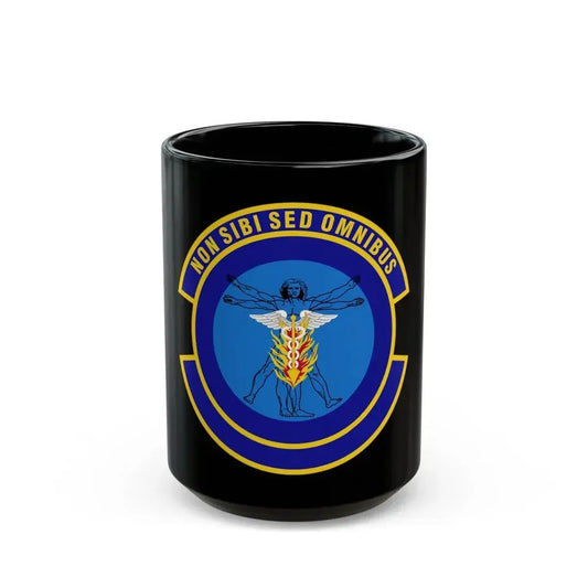 97 Operational Medical Readiness Squadron AETC (U.S. Air Force) Black Coffee Mug 15oz - Go Mug Yourself