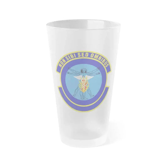 97 Operational Medical Readiness Squadron AETC (U.S. Air Force) Frosted Pint Glass 16oz 16oz Frosted - Go Mug Yourself