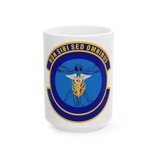 97 Operational Medical Readiness Squadron AETC (U.S. Air Force) White Coffee Mug 15oz - Go Mug Yourself