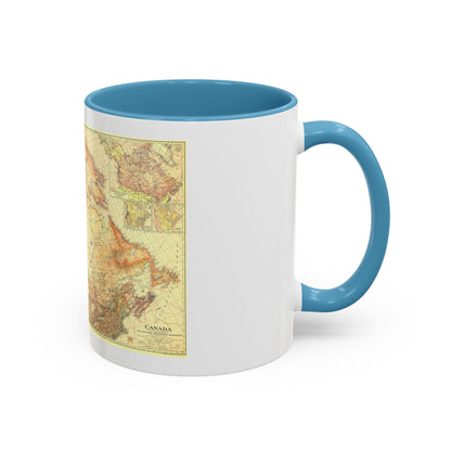 Canada (1936) (Map) Accent Coffee Mug