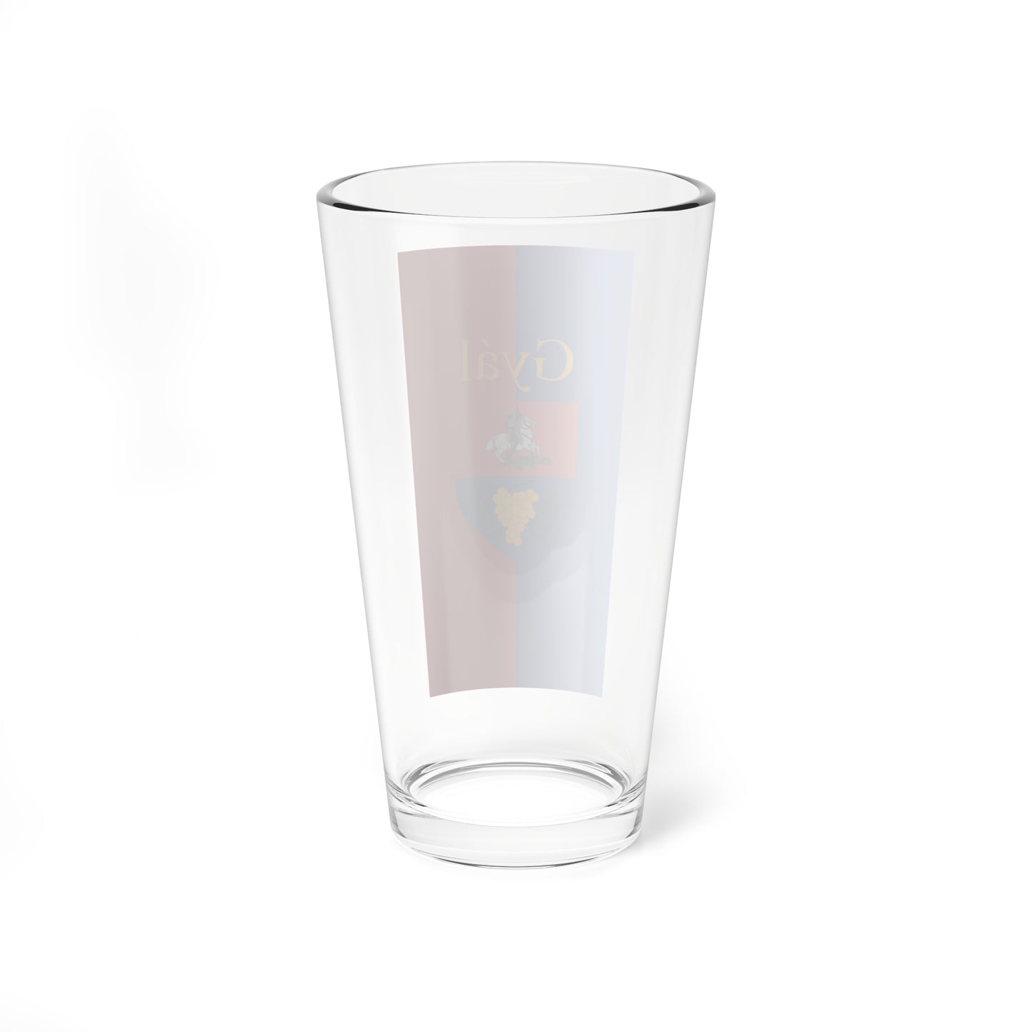 Flag of Gyal vertical (Hungary) Pint Glass 16oz