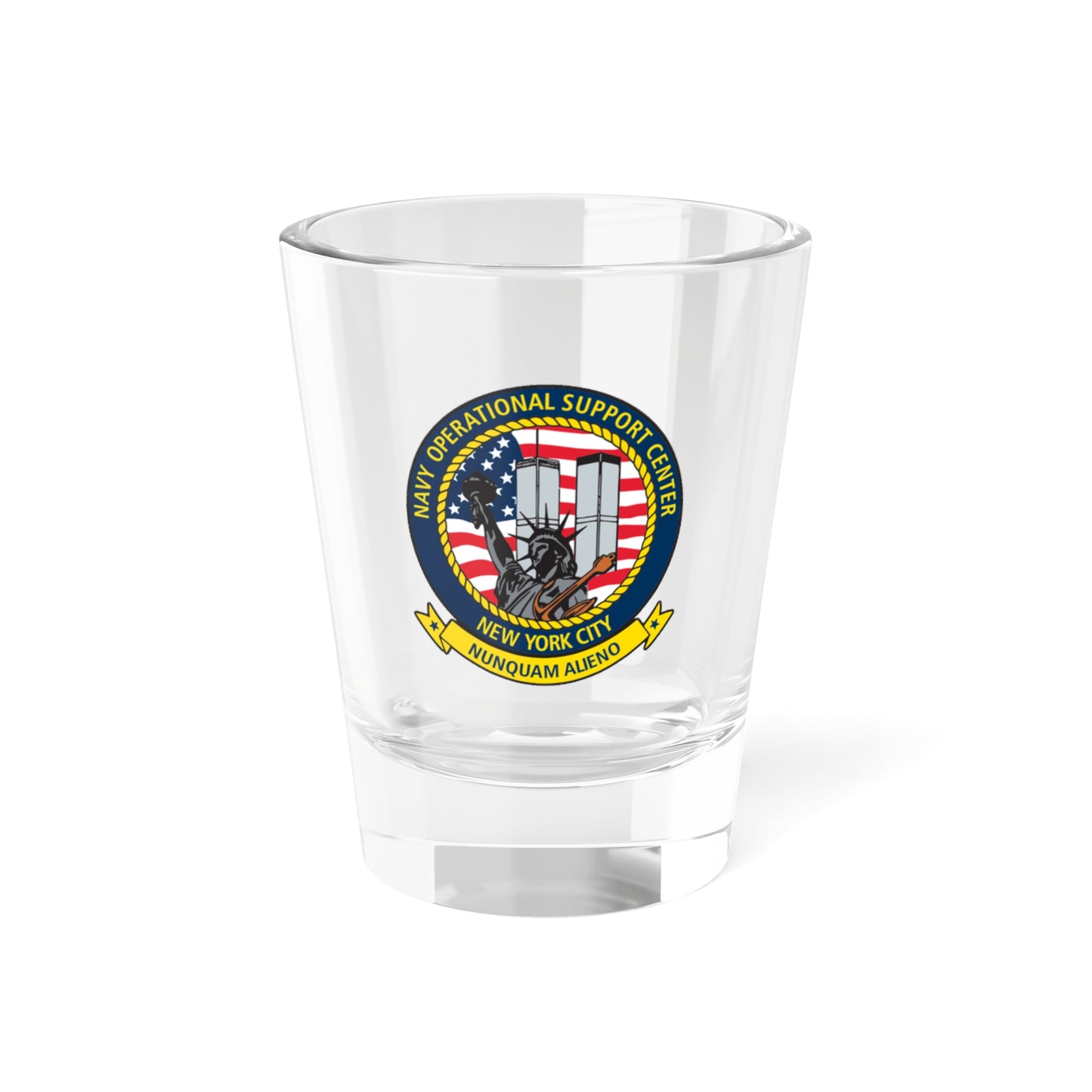 NOSC NYC (U.S. Navy) Shot Glass 1.5oz