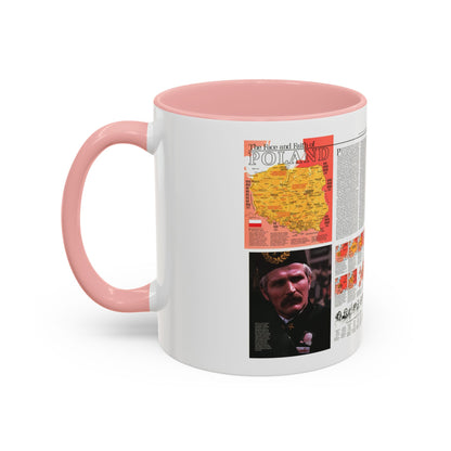 Poland - The Face and Faith 1 (1982) (Map) Accent Coffee Mug