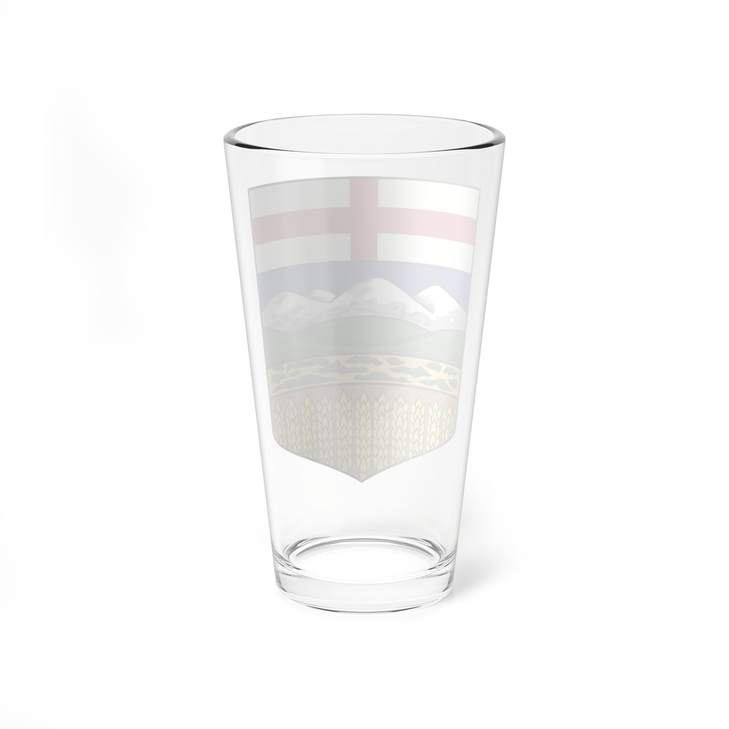 Shield of Alberta (Canada) (Coat of Arms) Pint Glass 16oz