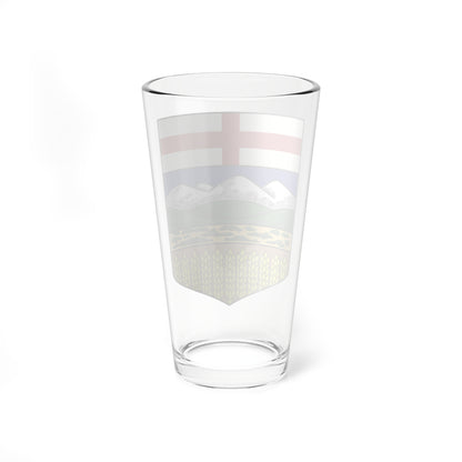 Shield of Alberta (Canada) (Coat of Arms) Pint Glass 16oz