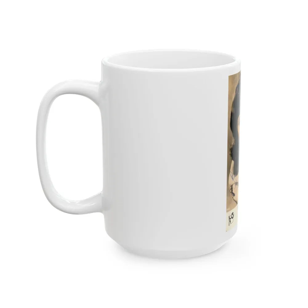 Jennifer Jayne #09 (Vintage Female Icon) White Coffee Mug-Go Mug Yourself