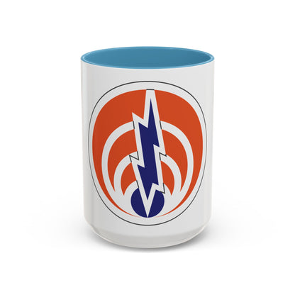 1st Signal Command (U.S. Army) Accent Coffee Mug