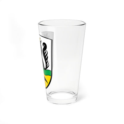 DEU Bächingen a.d.Brenz COA (Germany) (Coat of Arms) Pint Glass 16oz
